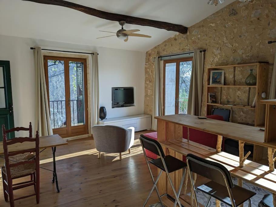 Appartement 1 Chambre, 55M2 - Maison De Village De Charme 17Eme Siecle - Garrigue Heraultaise Argelliers Luaran gambar